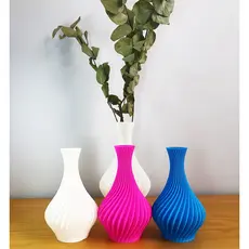Vaso decorativo em espiral