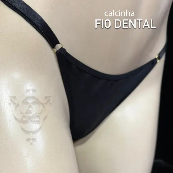Calcinha fio dental super Luxo com reguladores