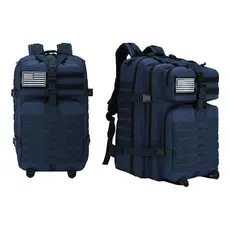 Mochila Tática Militar 50l Azul Alta Qualidade Frete Grátis!