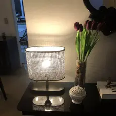 Luminária Mesa Minimalista 30cm Madeira Moderna Abajur Bivolt