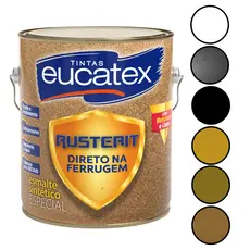 Tinta Para Ferro E Metais Direto Na Ferrugem 900ml Cores Anticorrosivo Repele Água Esmalte Sintético