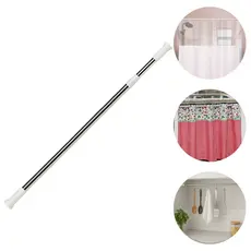 Varal Bastão Extensível Para Cortina Box Banheiro Armário Porta