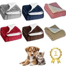 Coberdrom Sherpa para Gatos 72x56cm - Cobertor Manta Pet Gatos e Animais de Pequeno Porte
