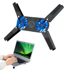 Suporte Base Cooler Duplo Antiderrapante Resfriamento  Notebook Ventilação Silenciosa Usb Gamers