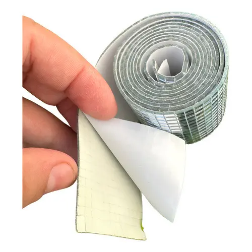 Rolo De Espelhos Artesanato Fitas 4mm x 4mm 1 metro C/ Adesivo espelhos de mosaico