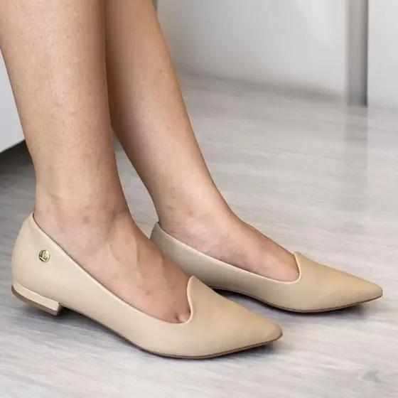 Sapatilha Bico Fino Feminina Conforto Lançamento Vizzano