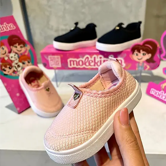 Tenis Infantil Bebe Knit Meia Molekinha Lançamento Original