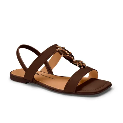 Sandalia Feminina Rasteira Conforto Casual Dakota Original