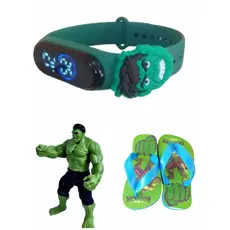 Lancamento do Hulk , chinelo ,bone e relogio digital a prova de agua , do hulk , super promocao de qualidade