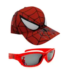 Boné e oculos infantil homem aranha masculino , proteção e qualidade que seu filho merece ,novidade