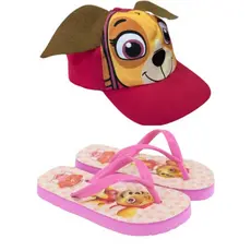 Chinelo e bone da patrulha canina  novo mdelo , lindo para sua filha , novidade , lancamento