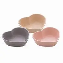 Kit c/5 BOWL CORACAO DE BAMBU E PP LINES SORTIDO 8x7x2,5cm ref2378