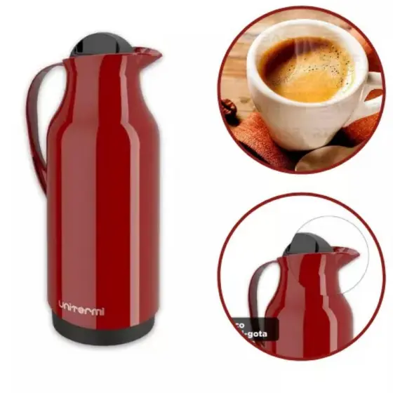 Garrafa Térmica De Mesa Siena Capacidade 750ML Chá Café Leite Água - Unitermi