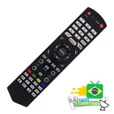 Controle Remoto para TV LED Semp Toshiba com Netflix e Youtube CT-8063 / 40L2500 / 43L2500 - 7093