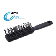 Escova Pompadour de Cabelo Ventilada de Cerdas com Pontas Esféricas Pra Desembaraçar Antiestático