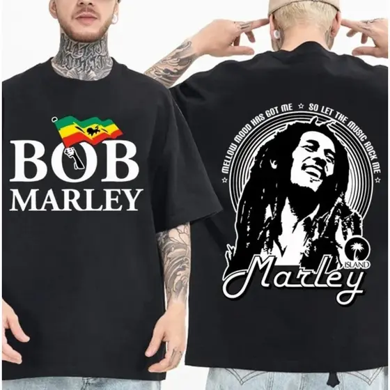 Camiseta Camisa Blusa Premium Streetwer Bob Marley Reggae