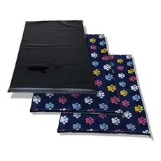 Cama impermeavel para cachorro grande tamanho gg 70x1m x 06 com 2 capas de tecido resistente
