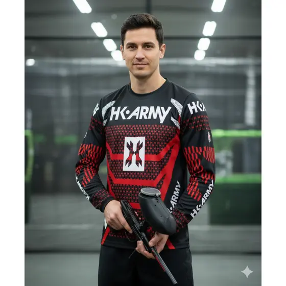Camisa Manga Longa HK Army 8 Paintball Air Soft - Dry Fit Esportiva Proteção UV