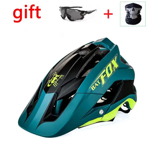 Batfox Bicicleta Capacete Geral Moldado Mountain Road Capacete Ultraleve Bicicleta Ciclismo Capacete Bat Fox Dh Am Casco Ciclismo Bicicleta