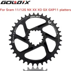 Anel De Corrente Para mountain bike GOLDIX GXP 30T/32T/34T/36T/38T Proporção Dentária Rica , Combinação Com Precisão Sra