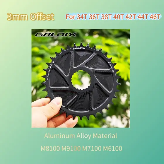 GOLDIX Coroa De Montagem Direta Para SHIMANO 12 Velocidades M8100 M9100 M7100 M6100 Pedaleira Dentes Largos E Estreitos