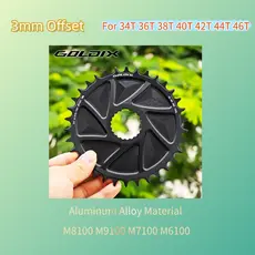 GOLDIX Coroa De Montagem Direta Para SHIMANO 12 Velocidades M8100 M9100 M7100 M6100 Pedaleira Dentes Largos E Estreitos