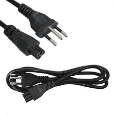 CABO DE FORÇA ENERGIA TRIPOLAR TIPO MICKEY PADRÃO NOVO 1,50 10A PARA NOTEBOOK LAPTOP