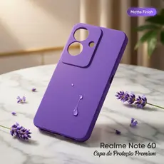 Capa Anti-impacto de Silicone para Celular Realme Note 60