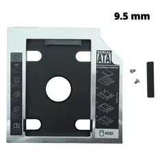 ADAPTADOR CADDY PARA SEGUNDO HD OU SSD 9.5mm PARA NOTEBOOK