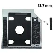 ADAPTADOR CADDY PARA SEGUNDO HD OU SSD 12.7mm PARA NOTEBOOK