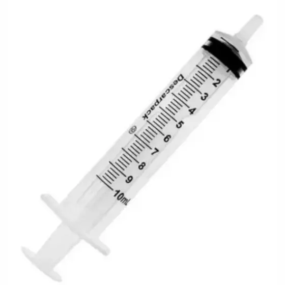 Seringas 10ml Descartável Slip Sem Agulha Descarpack - 100 unidades