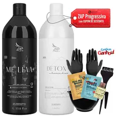 Zap Black Kit Me Leva+ 2x1Lito + Kit aplicação + Luva e Óleo