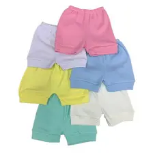 Shorts liso 100% Algodão enxoval Bebê.