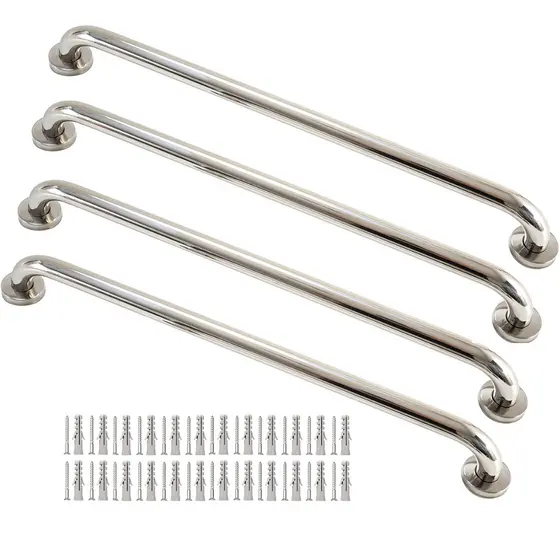 Barra de Apoio Alça Corrimão Aço Inox 304 Melhor Qualidade Idoso 60CM Martins Importadora