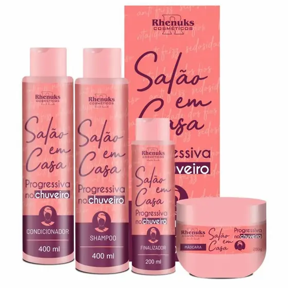 Kit Tratamento Profissional Capilar Salão em Casa - Rhenuks
