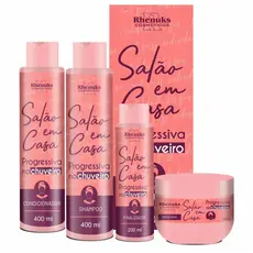 Kit Tratamento Profissional Capilar Salão em Casa - Rhenuks