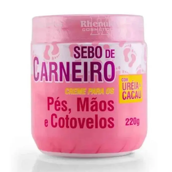 Creme Hidratação Profunda Pés E Rachadura Sebo De Carneiro