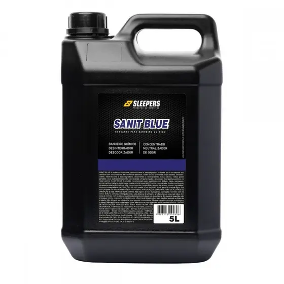 Sanit Blue Solvente Para Banheiro Desintegrador De Fezes 5 Litros