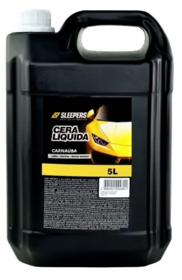 Cera Líquida Automotiva Carnaúba Revitalizadora Sleepers - 5 Litros