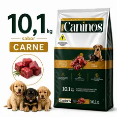 Ração Cachorro Filhote Todas As Raças 10,1kg Sabor Carne 28g Proteína