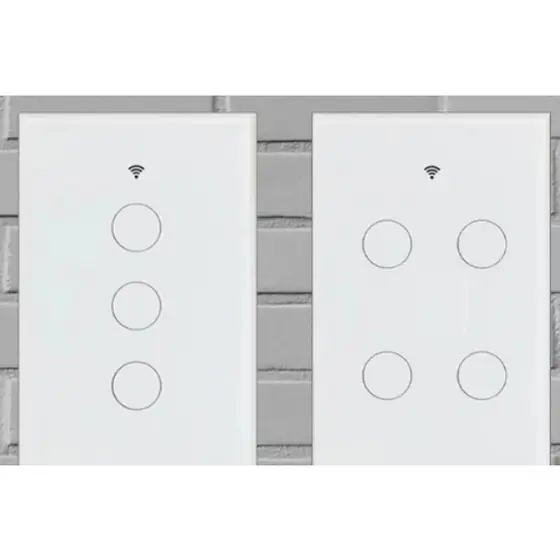Interruptor Inteligente Tomada 3 4 Botão Wifi Smart Automação