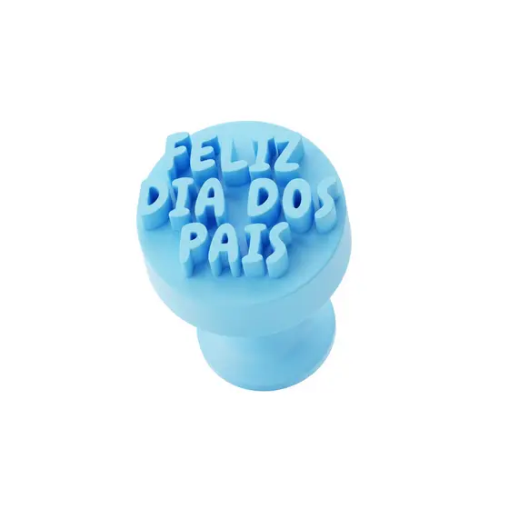 Carimbo Marcador de Brigadeiro e Doces - Feliz Dia dos Pais