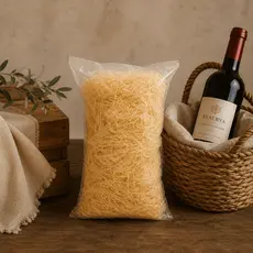 Palha fina decorativa para cestas convites decoração 40g á 1kg
