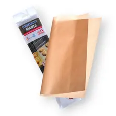 Manta Folha de Teflon 33x40cm sem Adesivo para Sublimação Marrom Reutilizável Briwax Antiaderente p/ Prensa Térmica