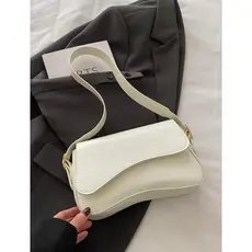 Bolsa Com Placa Full Feminina Baguete Tiracolo Pequena Festa