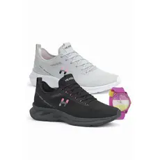 kit Tenis feminino Run casual academia leve e confortavel + relogio feminino