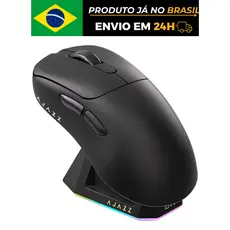 Mouse Gamer AJAZZ AJ179 Pro PAW3395 8K Wireless Dock Bluetooth 2.4GHz USB-C Original