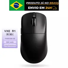 Mouse Gamer VXE Dragonfly R1 SE PAW3395 Wireless Tri Mode Bluetooth 2.4GHz USB-C Original