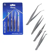 Kit para Laboratório de Manutenção de Assistência Técnica de Celular, composto de 03 itens, 01 Ventosa Western + 01 Cola T-7000 110ml Preta + Kit com 04 Pinças