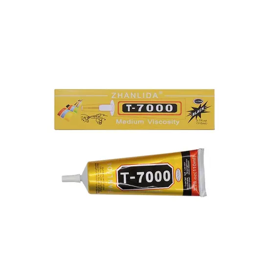 Cola Manutenção em Celular LCD DISPLAY e Eletrônicos  T7000 Preta 110ml